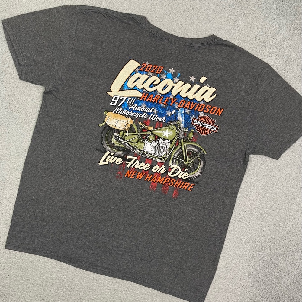 Harley-Davidson Laconia bike week T-shirt‎